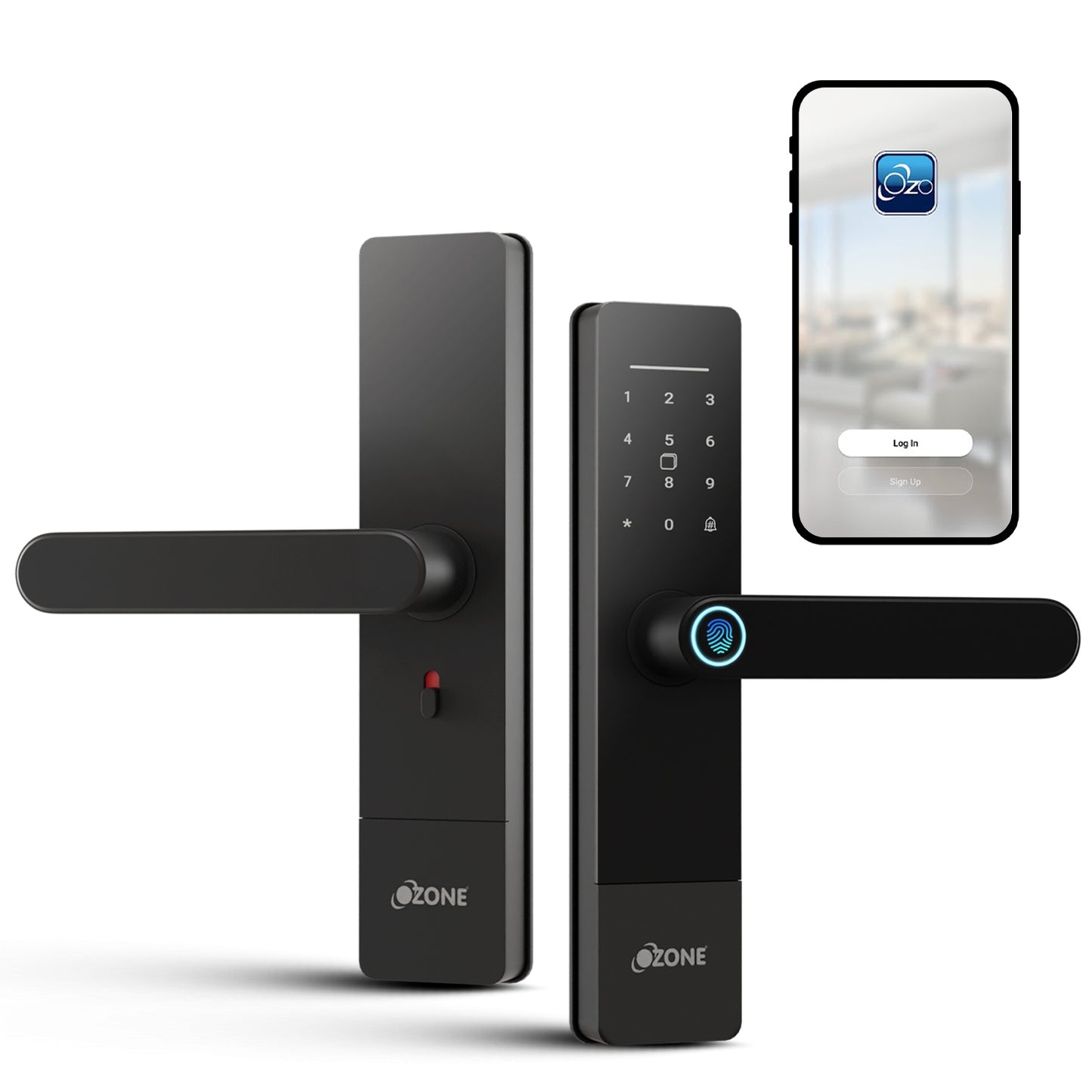 Ozone Morphy Life Lite 6 Wi-Fi Smart Door Lock with 4-way access | Door Thickness: 30-50 mm