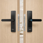 Ozone Morphy Life Lite 6 Wi-Fi Smart Door Lock with 4-way access | Door Thickness: 30-50 mm (Black)