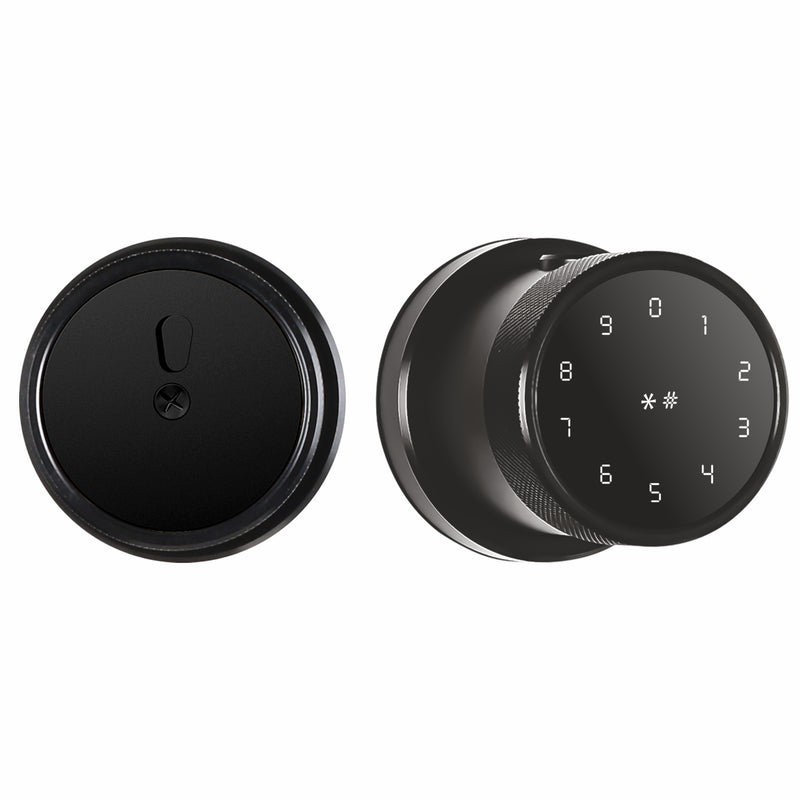 Ozone OZ-FDL-11-Life Smart Lock with 5-way Access | Google Assistant & Alexa Enabled | Ideal Door Thickness: 35-65 mm (Black, Bronze, and Gold)