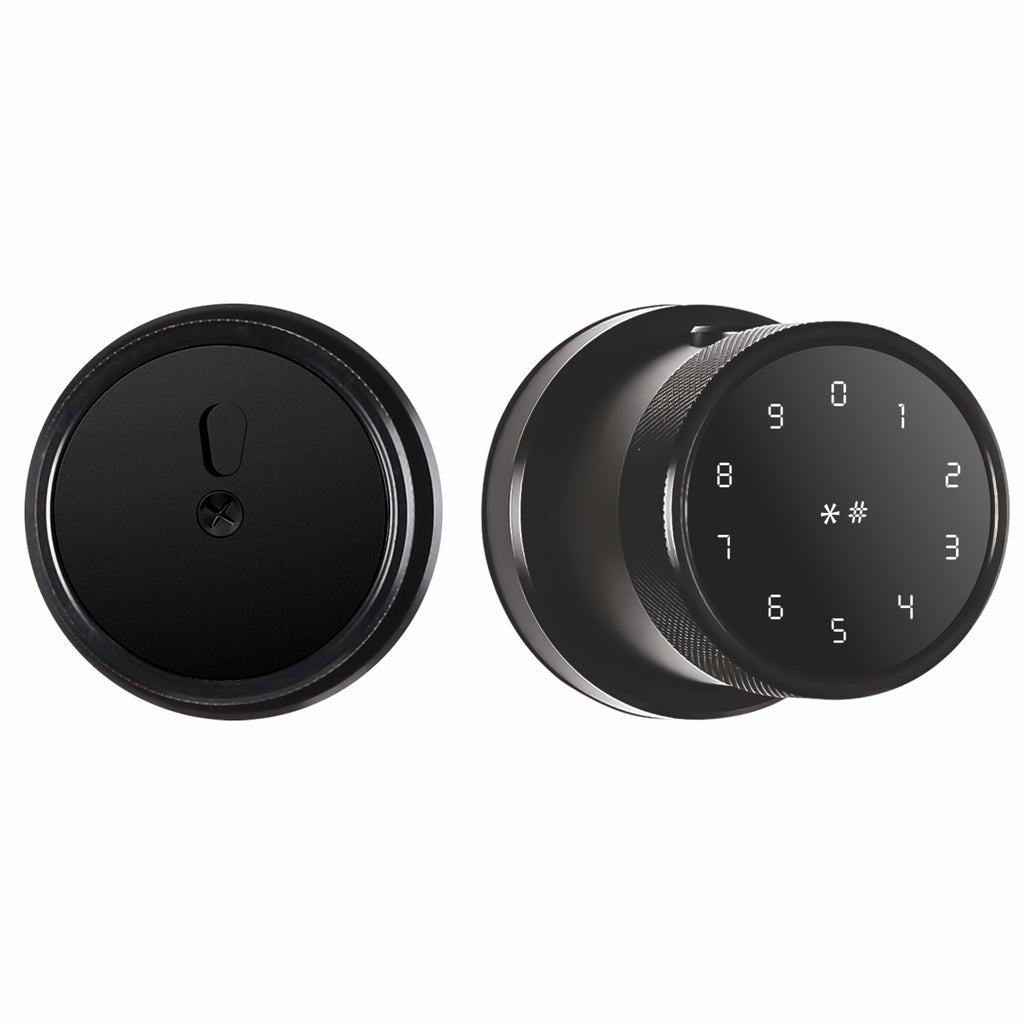 Ozone Oracle Bluetooth Smart Door Lock with 4-way access | Door Thickness: 35-65 mm (Black)