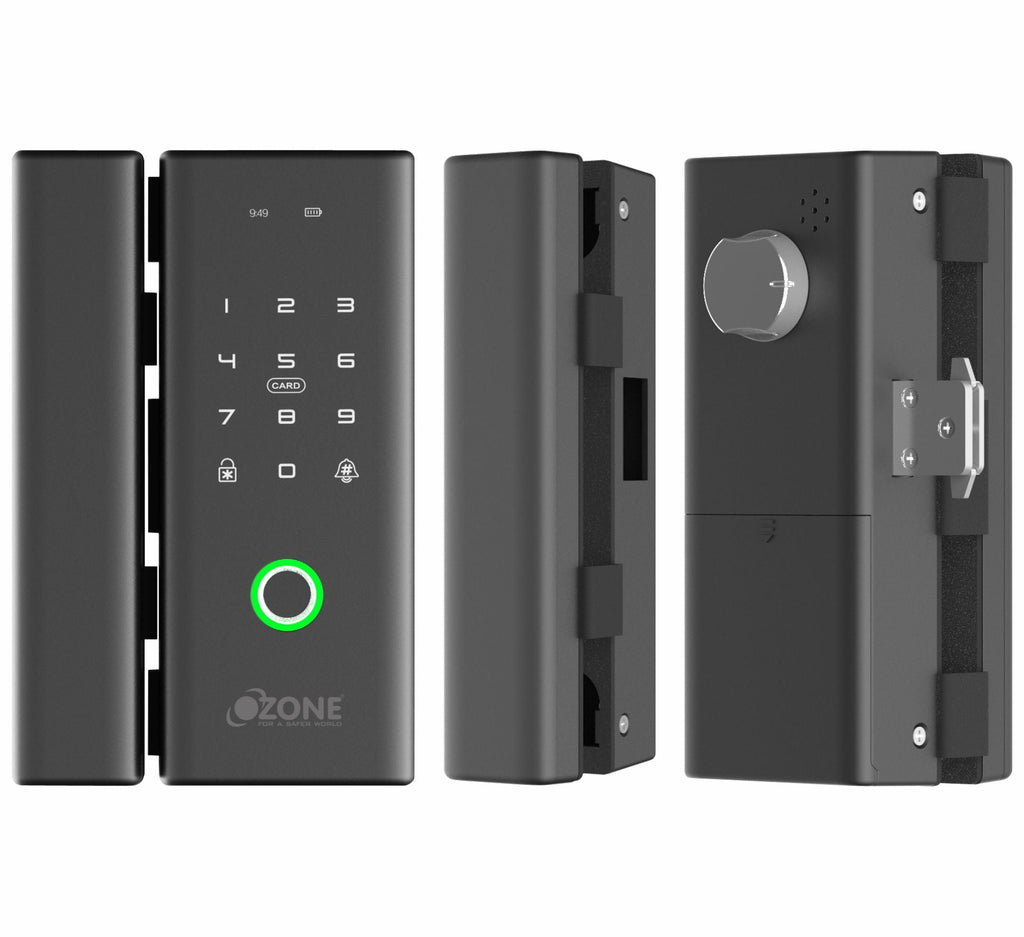 Ozone Wi-Fi Smart Door Lock for Wooden Swing and Sliding Doors with 3-way access | Door Thickness: 35-60 mm - Ozone Group