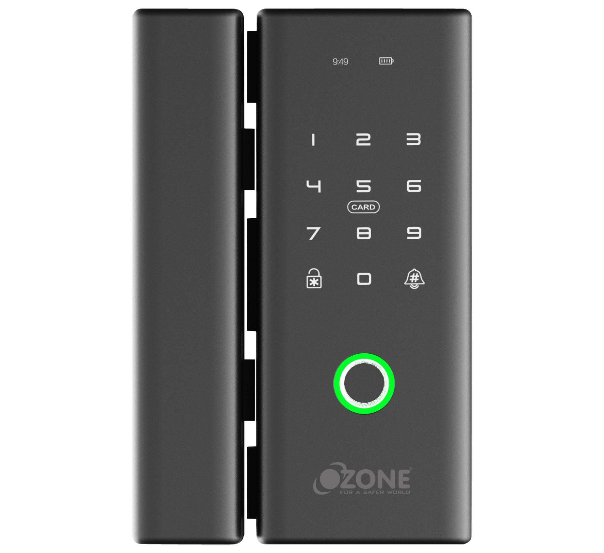 Ozone Wi-Fi Smart Door Lock for Wooden Swing and Sliding Doors with 3-way access | Door Thickness: 35-60 mm - Ozone Group
