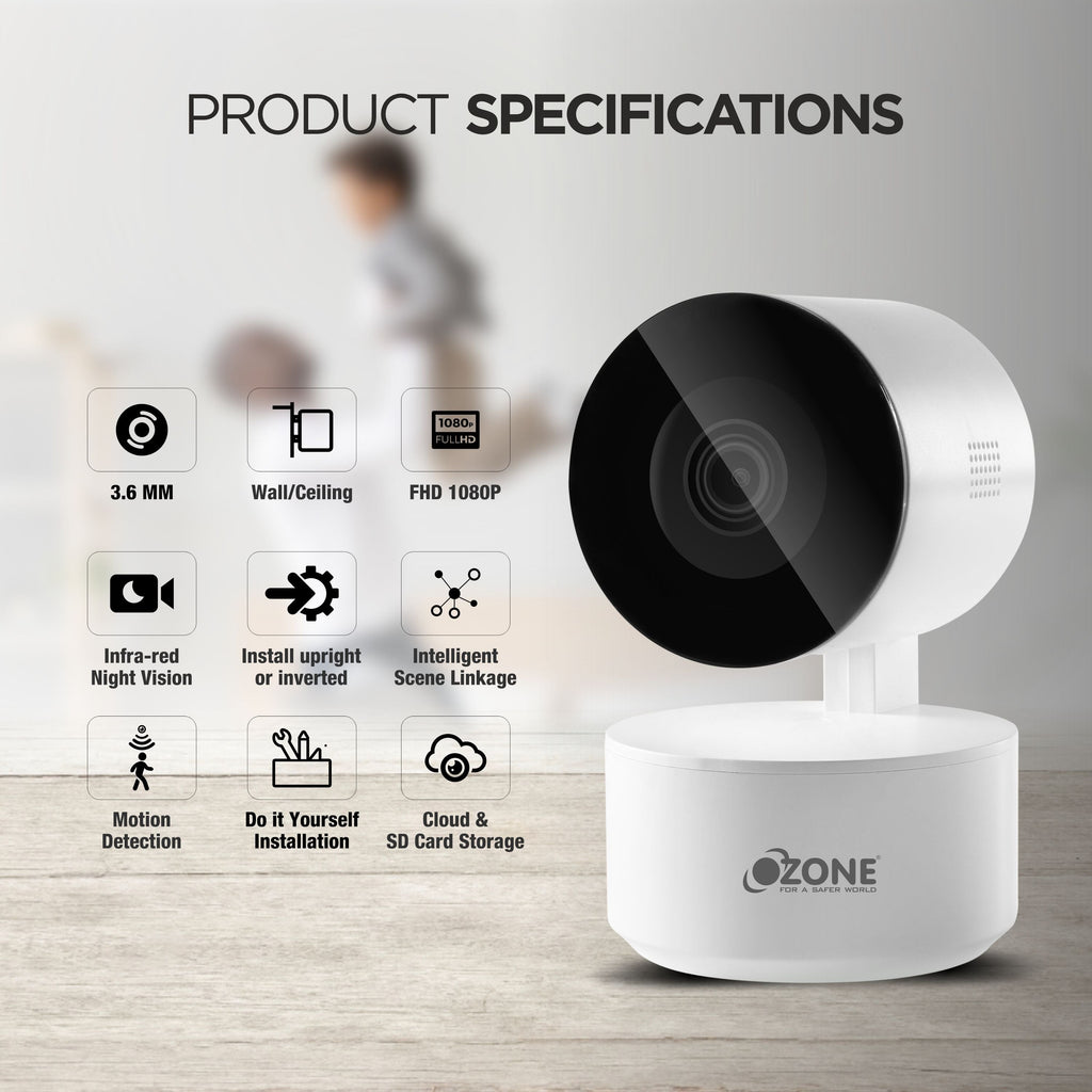 Ozone Smart Indoor PTZ Camera - Ozone Group