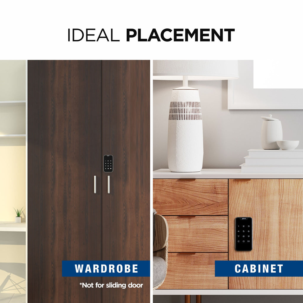 Ozone 201 Life Smart Furniture Lock with Password Access | For Wooden/Metal Cabinets & Wardrobes - Ozone Group