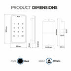 Ozone 201 Life Smart Furniture Lock with Password Access | For Wooden/Metal Cabinets & Wardrobes - Ozone Group