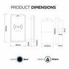 Ozone Smart Furniture Lock with RFID Access | For Wooden/Metal Cabinets & Wardrobes - Ozone Group