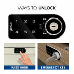 Ozone 301 Horizontal Smart Furniture Lock with Password & Key Access | For Wooden/Metal Cabinets & Wardrobes - Ozone Group