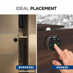 Ozone Smart Furniture Lock with Password Access | For Single/Multiple Metal/Wooden Drawers, Cabinets and Wardrobes - Ozone Group