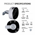 Ozone Smart Furniture Lock with Password Access | For Single/Multiple Metal/Wooden Drawers, Cabinets and Wardrobes - Ozone Group