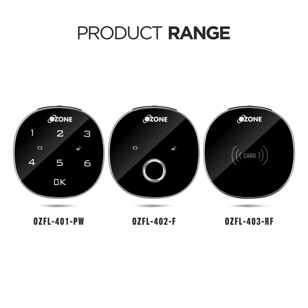 Ozone Smart Furniture Lock with Password Access | For Single/Multiple Metal/Wooden Drawers, Cabinets and Wardrobes - Ozone Group