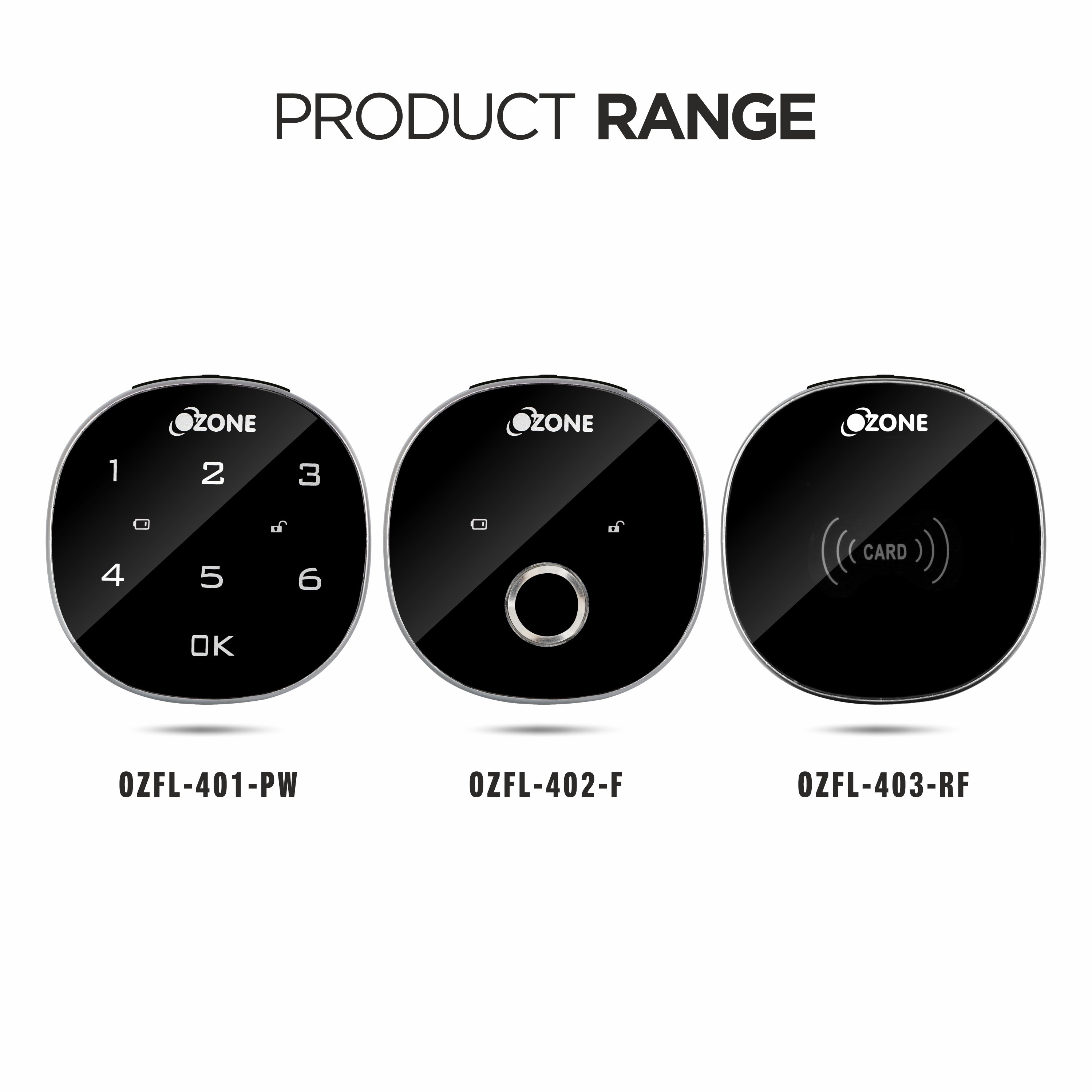 Ozone Smart Furniture Lock with Password Access | For Single/Multiple Metal/Wooden Drawers, Cabinets and Wardrobes - Ozone Group