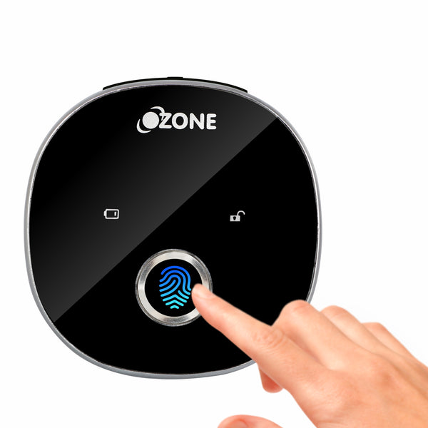 Ozone Smart Furniture Lock with Fingerprint Access for Wooden Cabinets, Wardrobes & Drawers