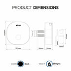 Ozone Smart Furniture Lock with Fingerprint Access for Wooden Cabinets, Wardrobes & Drawers - Ozone Group