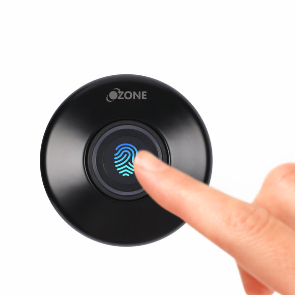 Ozone 55-F Smart Furniture Lock with Fingerprint Access for Wooden Cabinets, Wardrobes & Drawers