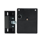 Ozone Invisible Furniture Lock with RFID Card Access | Door Thickness: 5-25 mm (Black) - Ozone Group