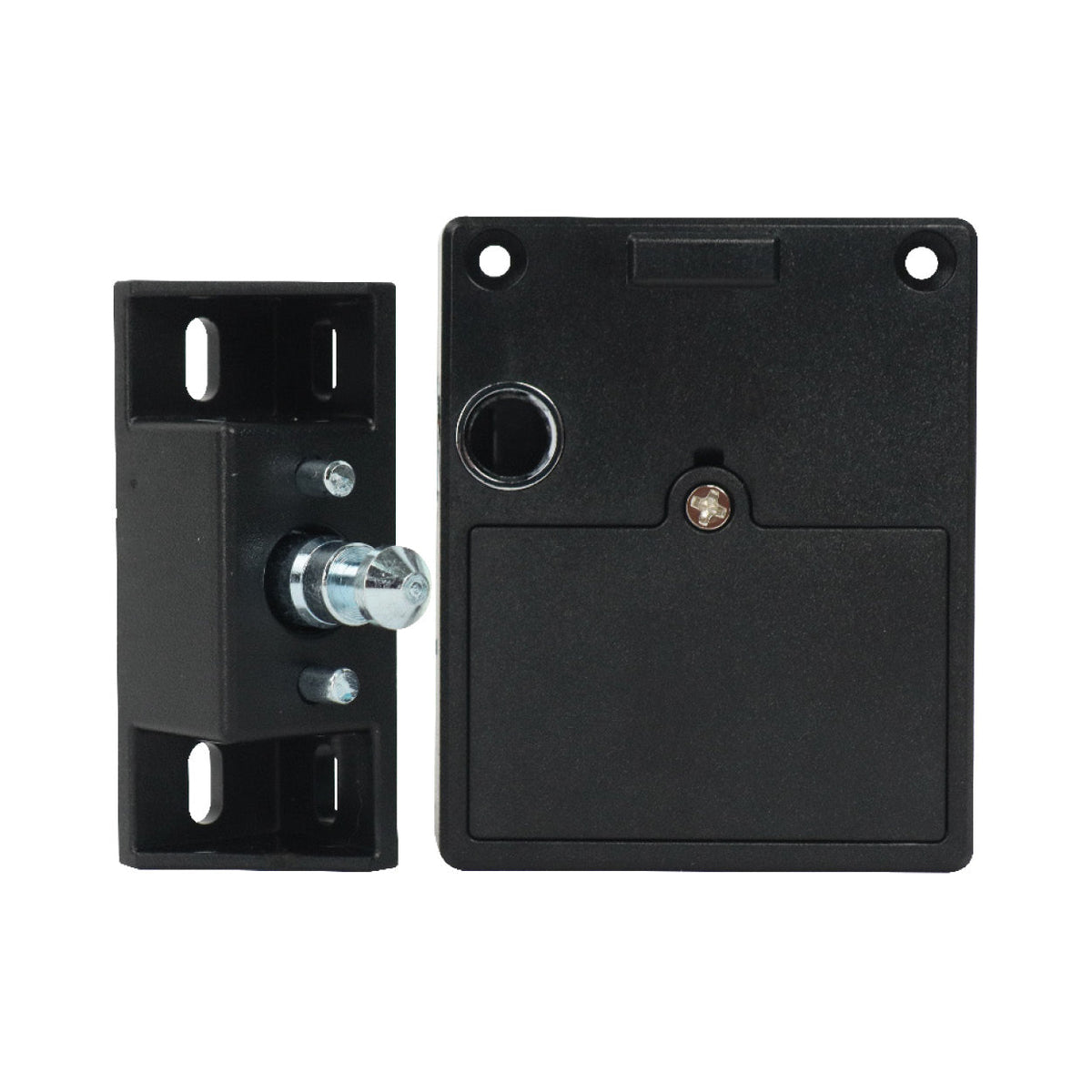 Ozone Invisible Furniture Lock with RFID Card Access | Door Thickness: 5-25 mm (Black) - Ozone Group