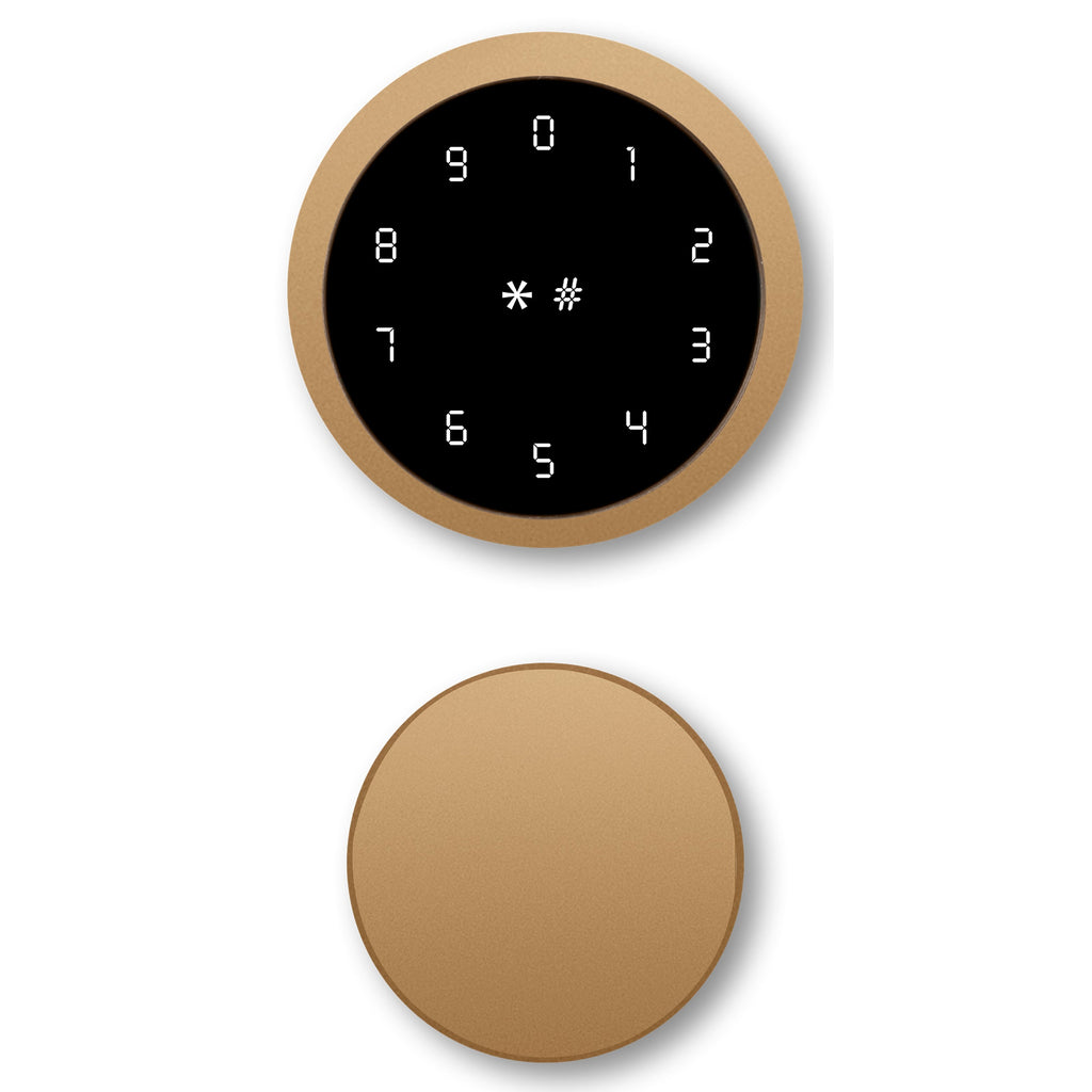 Ozone Oracle Bluetooth Smart Door Lock with Rose Plate with 4-way access | Door Thickness: 35-65 mm - Ozone Group