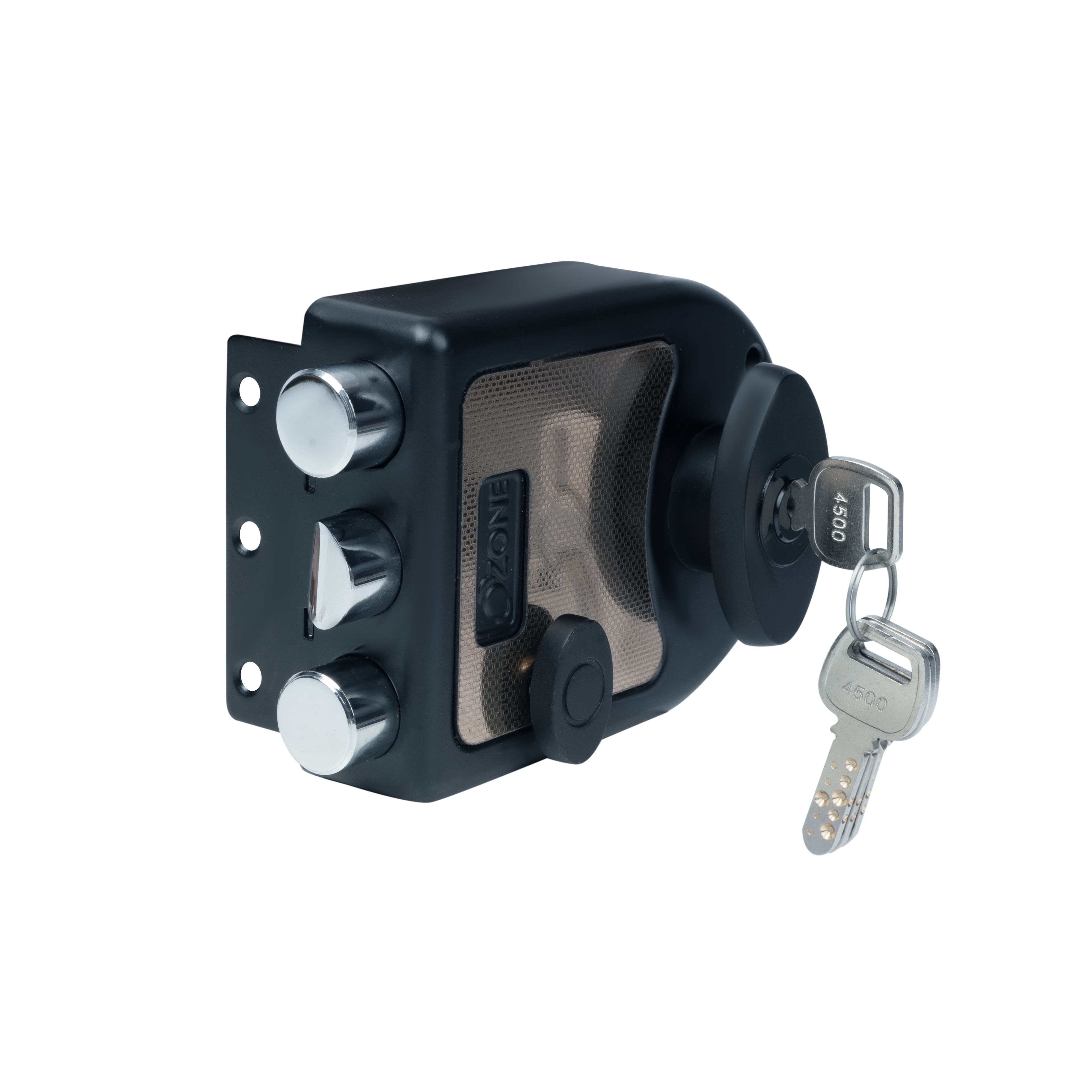Ozone Dual-Tone Main Door Lock with Key and Knob Mechanism | Door Thickness: 30–85 mm