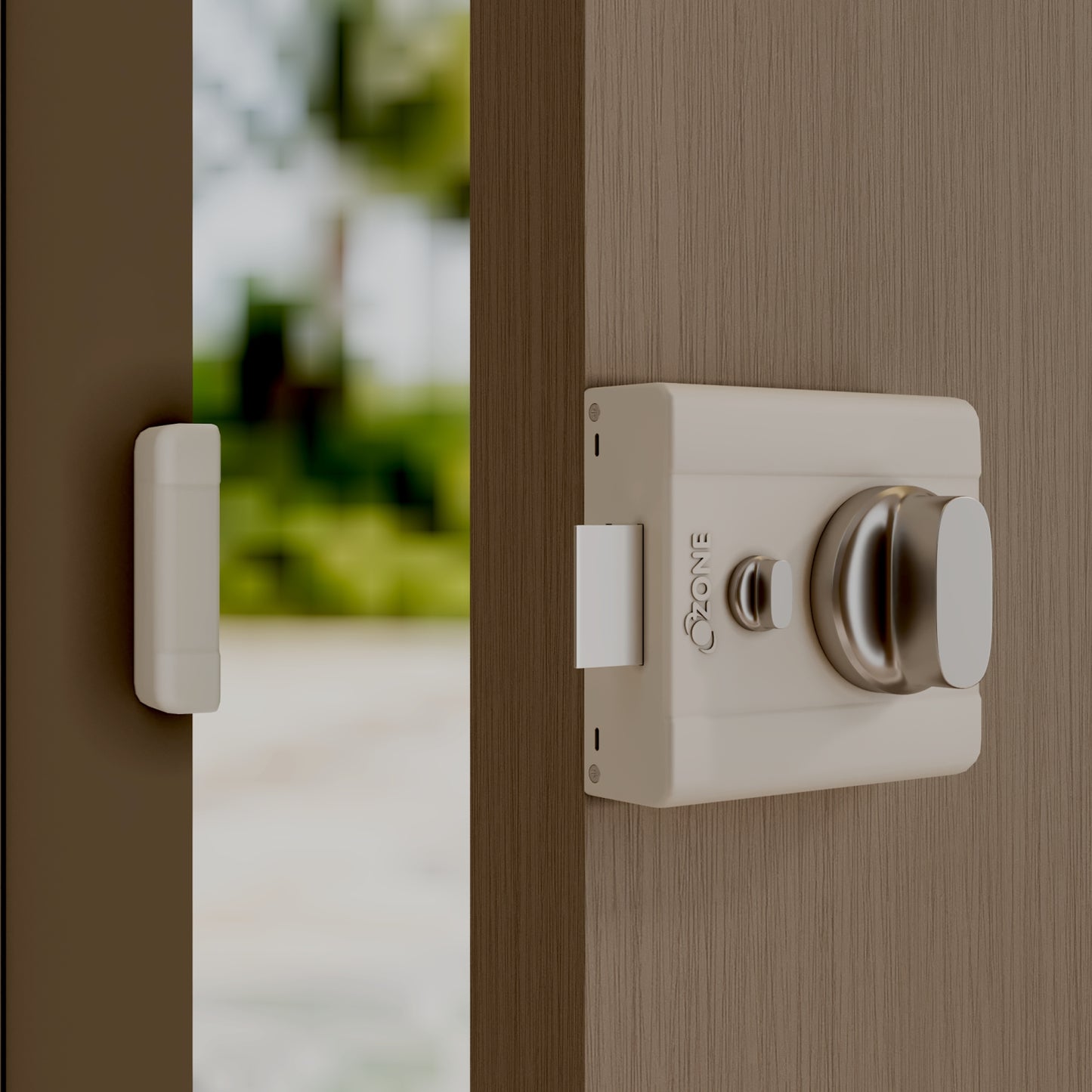 Ozone Mini Night Latch | 3 Brass Keys | Suitable for 30–70 mm Doors