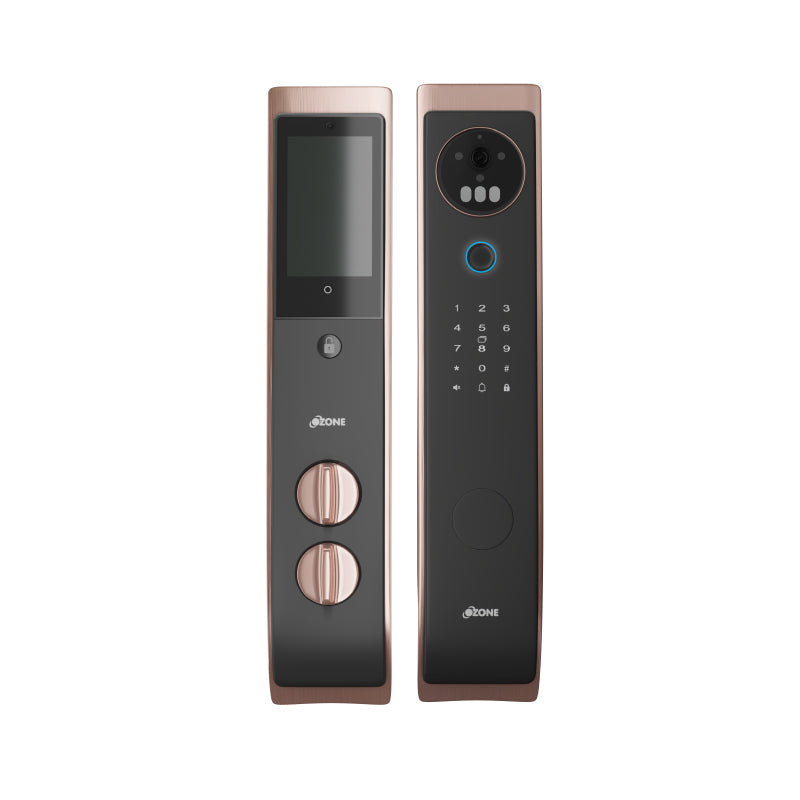 Ozone 3D Facial and Palm Recognition Smart Door Lock with 6-way access | Door Thickness: 45-120 mm - Ozone Group
