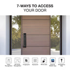 Ozone 3D Facial and Palm Recognition Smart Door Lock with 6-way access | Door Thickness: 45-120 mm - Ozone Group