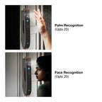 Ozone 3D Facial and Palm Recognition Smart Door Lock with 6-way access | Door Thickness: 45-120 mm - Ozone Group