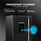 Ozone Safilo Bio- 2 | Fingerprint Safe | 55 Litres
