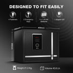 Ozone Safilo Bio- X | Fingerprint Safe | 40.8 Litres