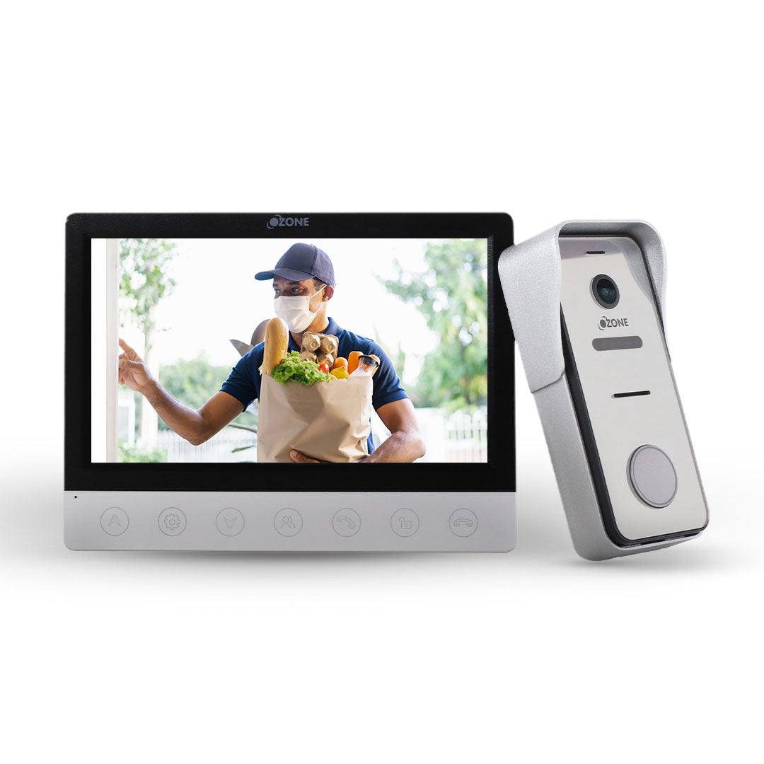 Ozone Video Door Bell 7” Screen, Motion Sensor, Day/Night Vision