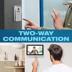 Ozone Single Apartment Video Door Phone with 7" High-resolution Screen - Ozone Group