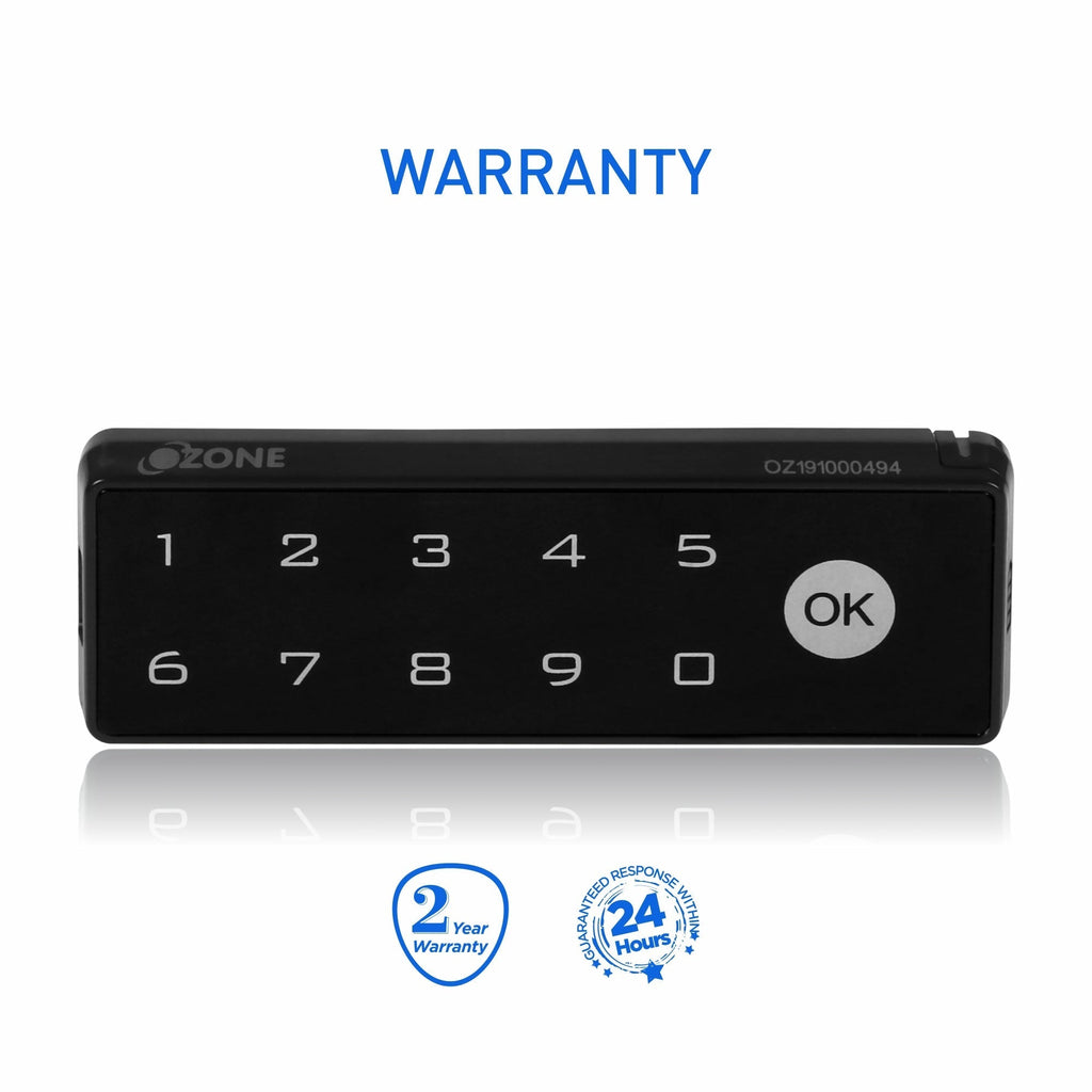 Ozone OZFL-601-PW, Electronic Furniture Lock (Black) - Ozone Group